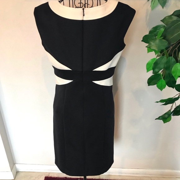 Ronni Nicole Sleeveless Color Block Pattern Dress - Picture 3 of 7